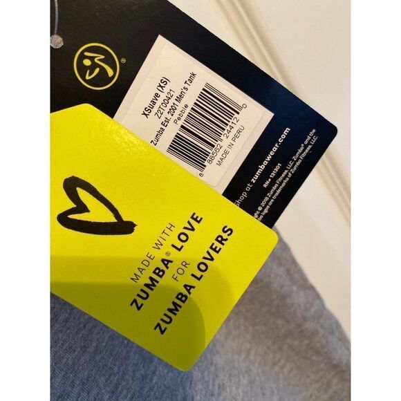 NEW XS Unisex Zumba Muscle Shirt - Picture 4 of 4